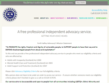 Tablet Screenshot of forthvalleyadvocacy.com